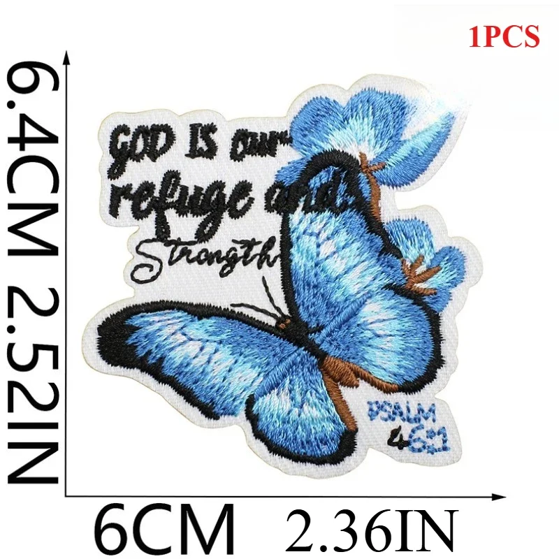 Embroidery Quote - Positive Energy Embroidery Cloth Sticker Clothes