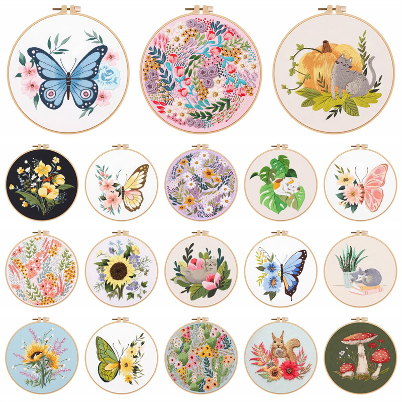 Embroidery Workshop - Skill Hand Sewing Cross Stitch Embroidery