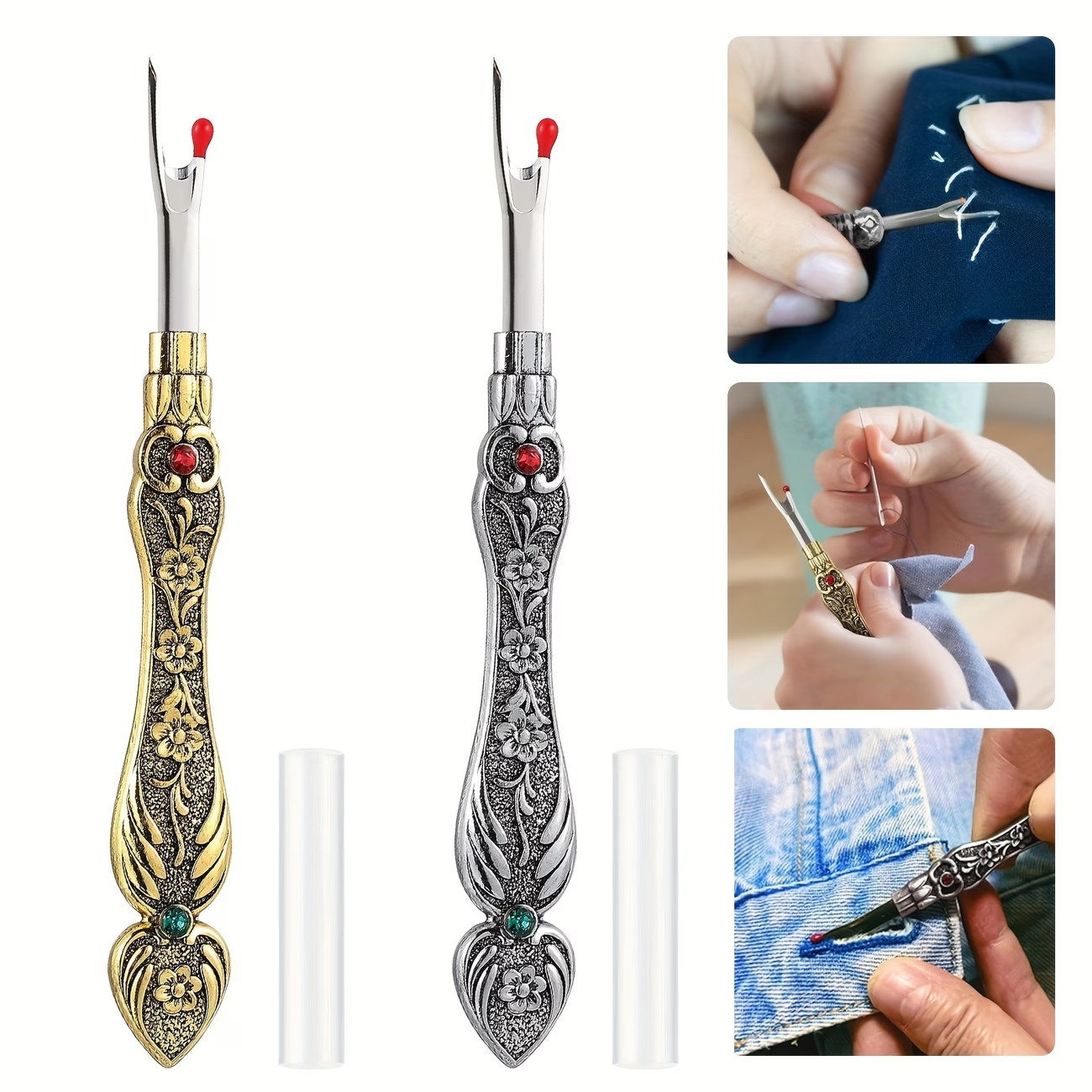 Embroidery Removal - 1 piece of thread remover, metal
