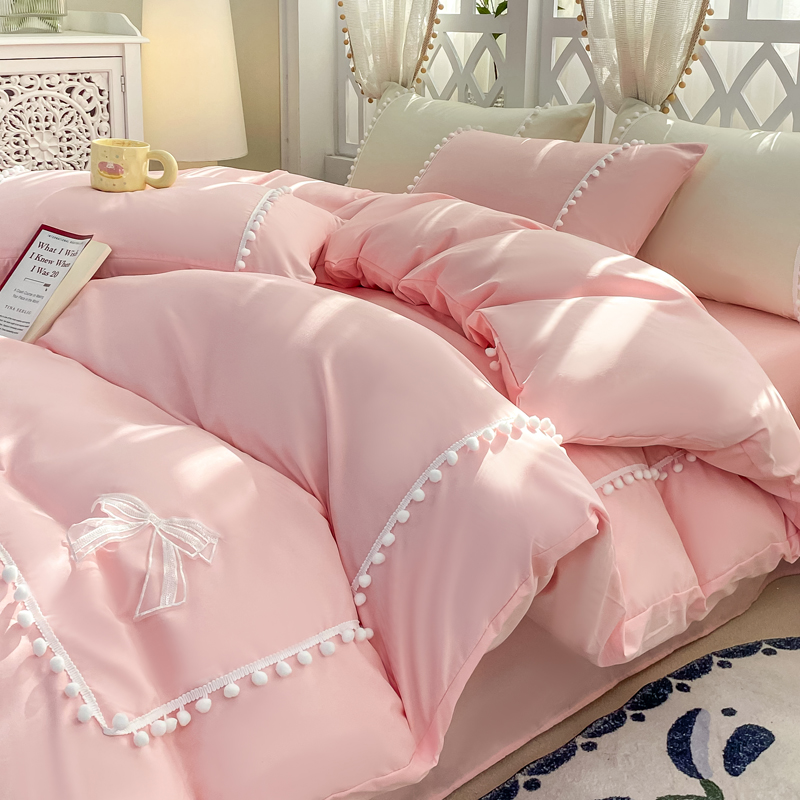Embroidery Quilt Cover - New Style Quilt Cover Thickened Fleece