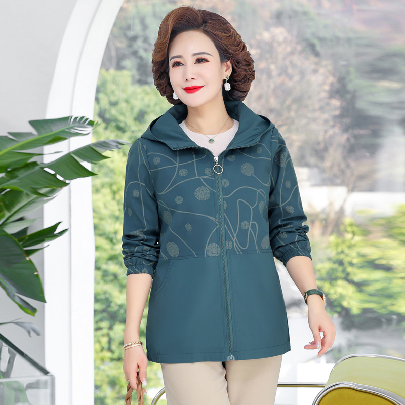Embroidery Jacket - Classic Outdoor Hooded Jacket Autumn Plus