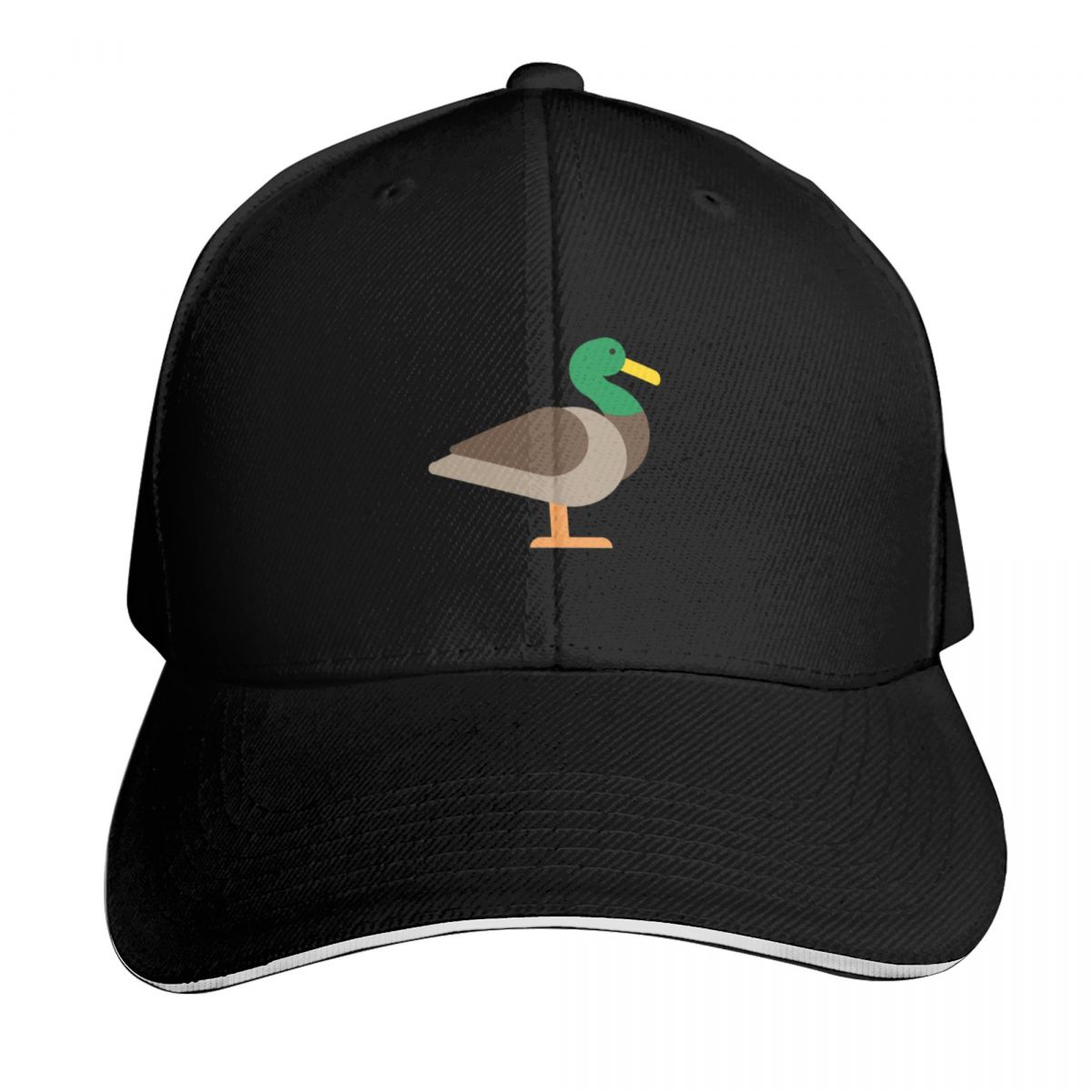 Embroidery Uk - Cotton Cap Duck Embroidery Design Embroidered