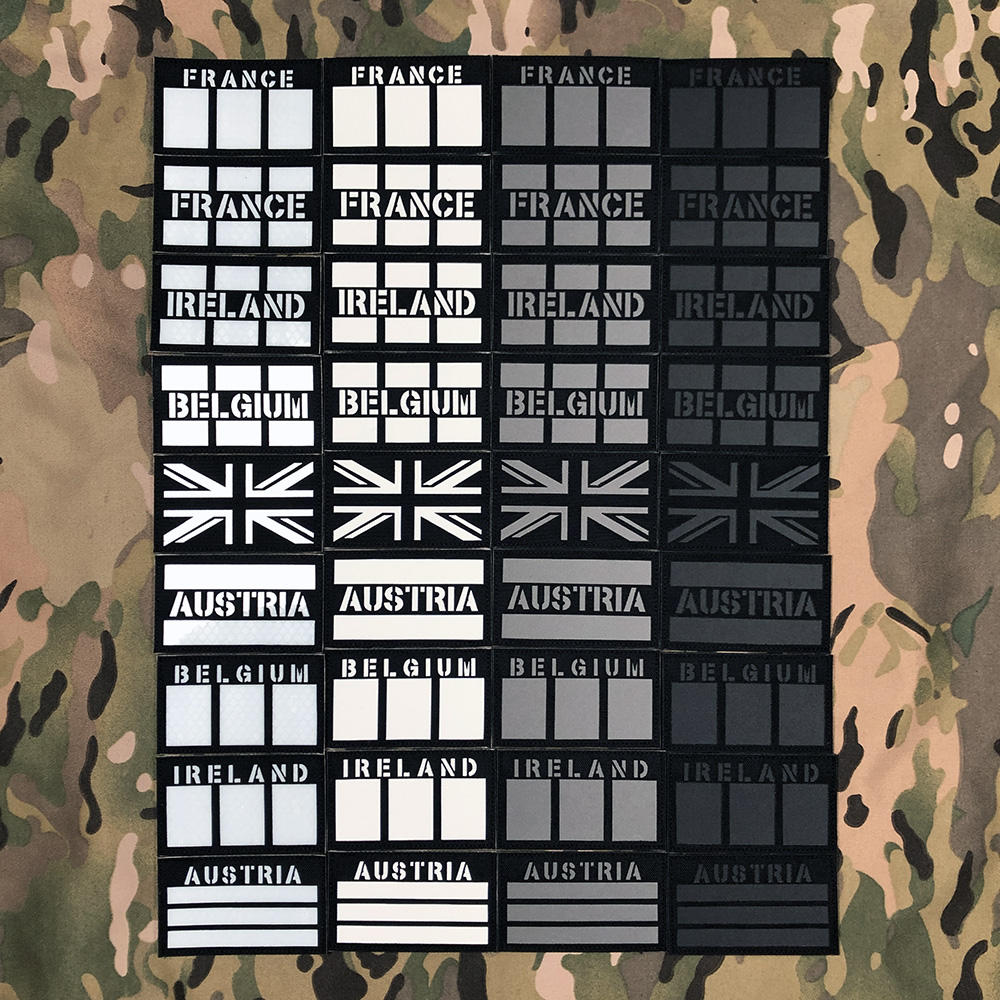 Embroidery Uk - Black Laser Cut IR IFF Infrared