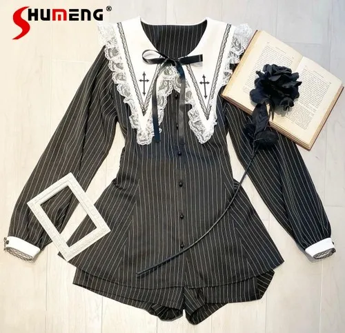 Embroidery Uniform - Embroidered Black Suit Mass-Produced Japanese Rojita