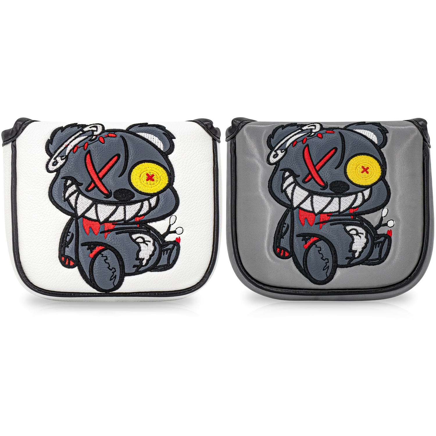 Embroidery Design Free - 1pc Monocled Bear Design Golf Putter
