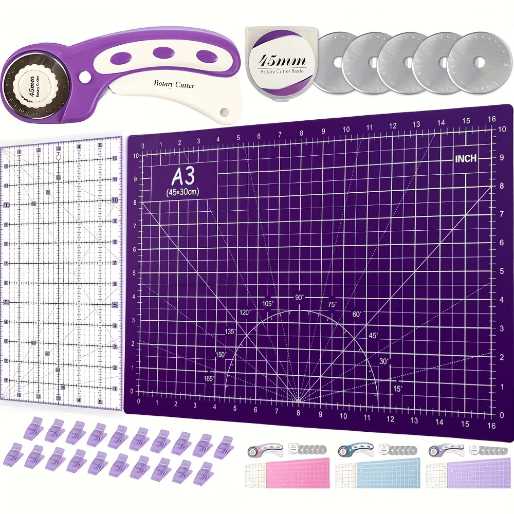 Rotary Cutter Set with A3 Cutt - Embroidery Converter ulasan dan harga