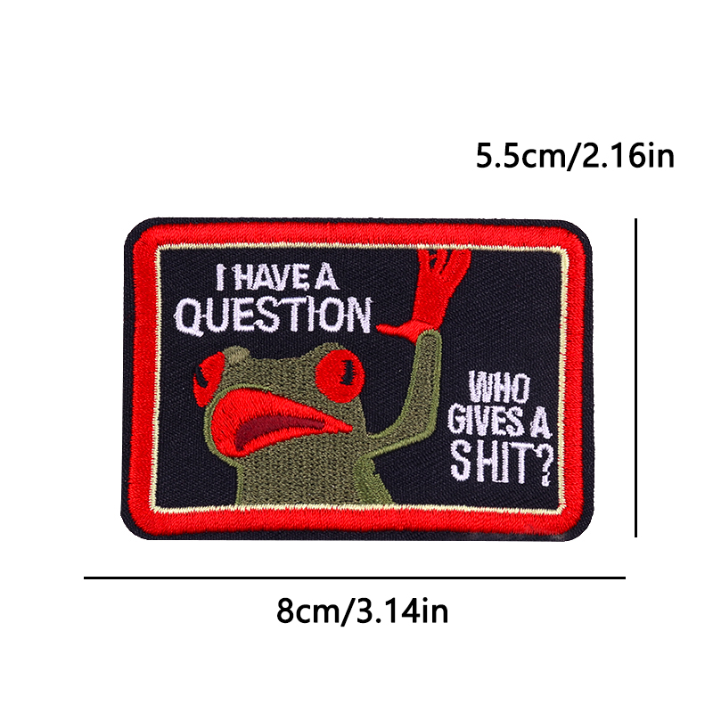 Tactical Morale Patch Embroide - Embroidery Quote ulasan dan harga