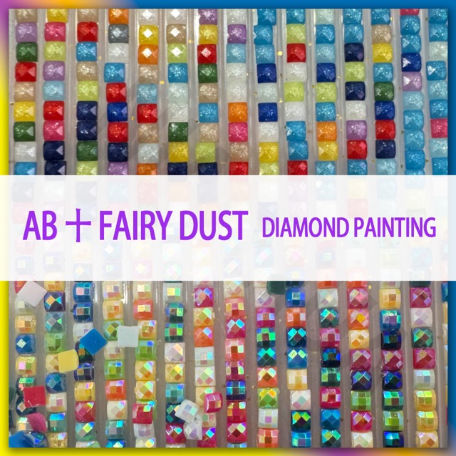 AB Fairy Dust 5D Diamond Paint - Embroidery Rose Stitch ulasan dan harga