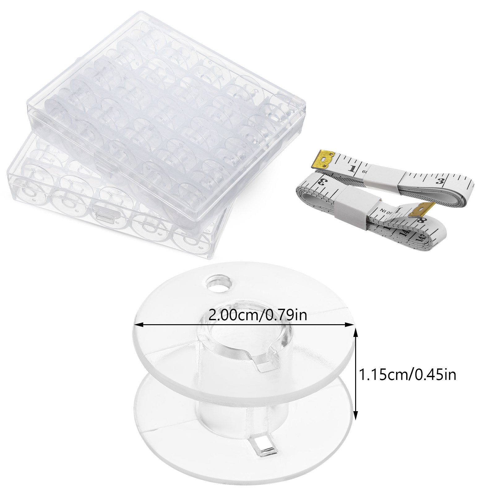 1Set Premium Transparent Plast - Embroidery Machine ulasan dan harga