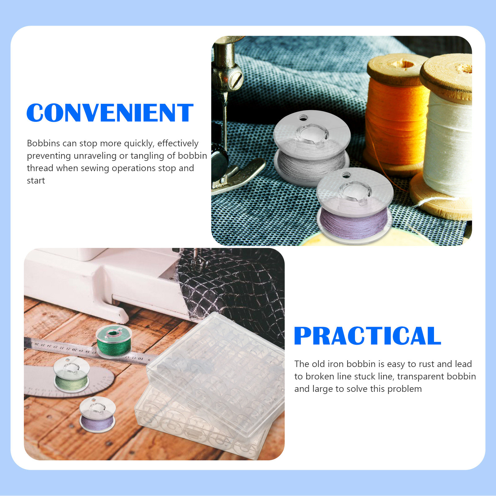 1Set Premium Transparent Plast - Embroidery Machine ulasan dan harga