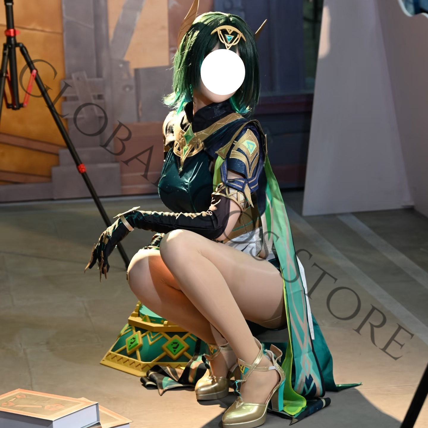 Nefer Cosplay Costume Full Set - Embroidery Uniform ulasan dan harga