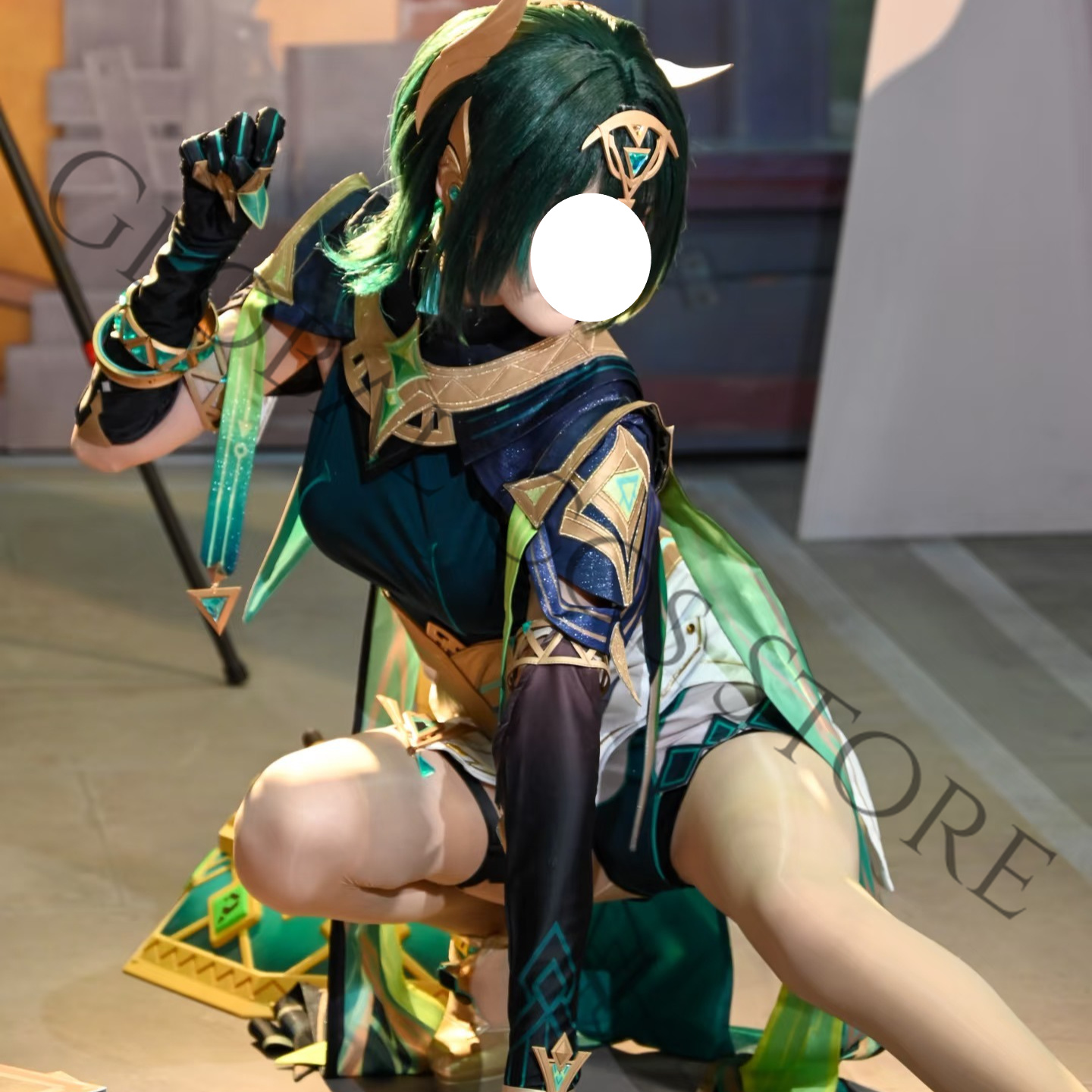 Nefer Cosplay Costume Full Set - Embroidery Uniform ulasan dan harga