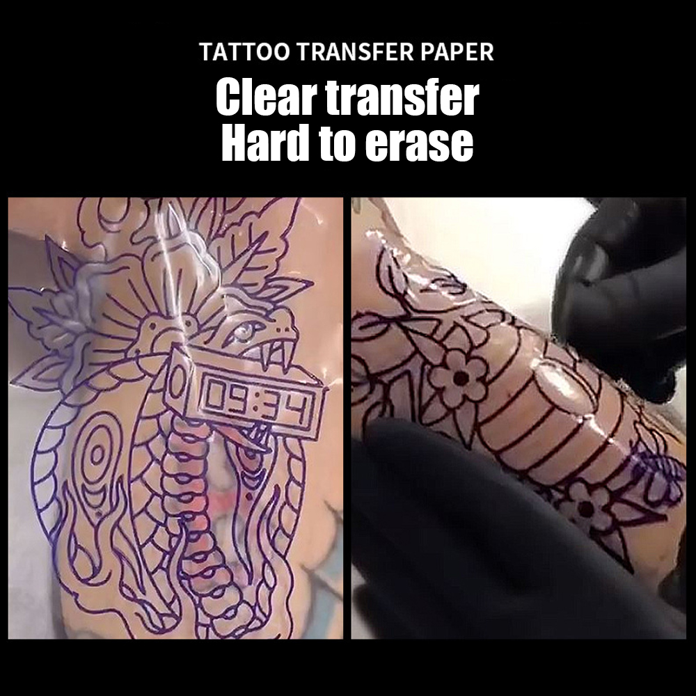 50PCS Transparent Tattoo Trans - Transfer Paper Carbon ulasan dan harga