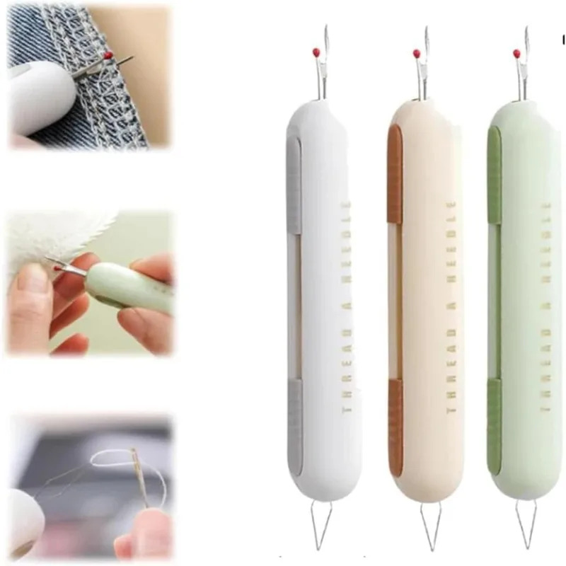 2-in-1 Double Head Needle Thre - Embroidery Workshop ulasan dan harga