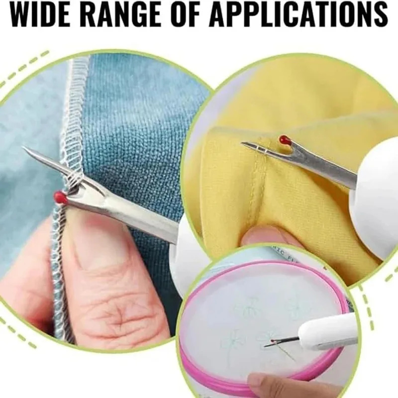 2-in-1 Double Head Needle Thre - Embroidery Workshop ulasan dan harga