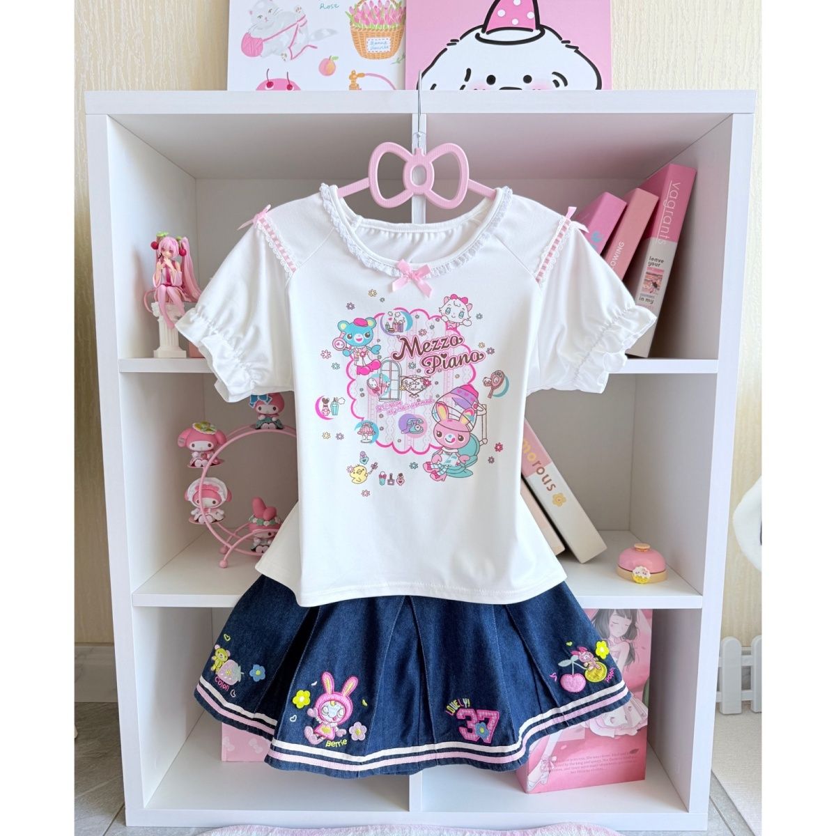 Japanese Sweet Skirt Sets Summ - Embroidery Uniform ulasan dan harga