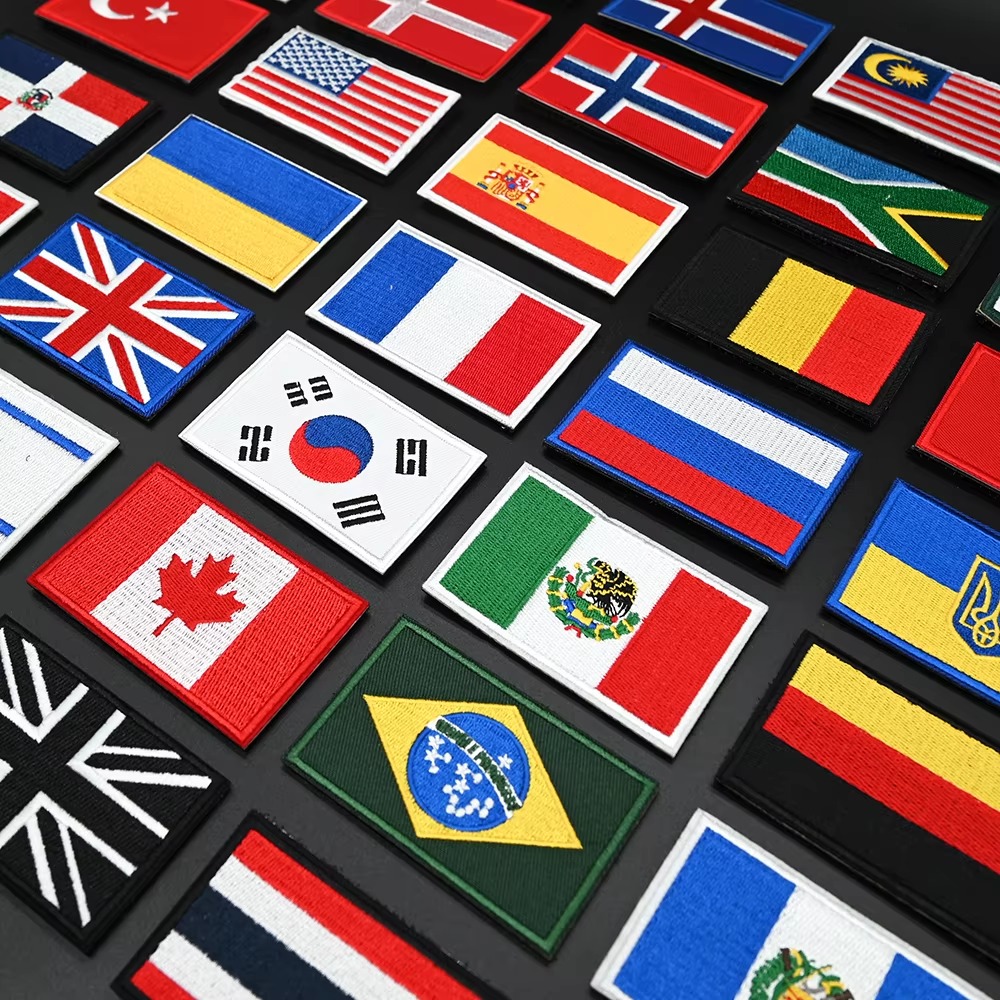 Embroidery Flag Patch US UK Ca - Embroidery Uk ulasan dan harga