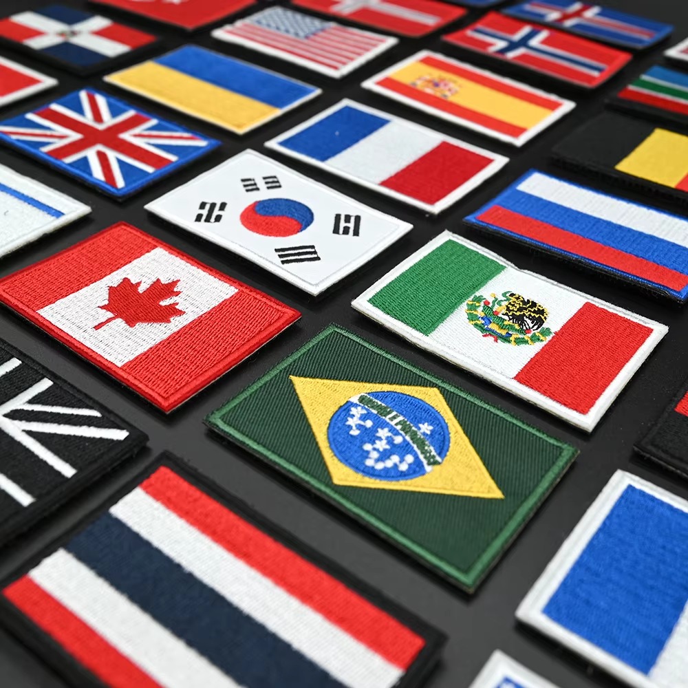Embroidery Flag Patch US UK Ca - Embroidery Uk ulasan dan harga