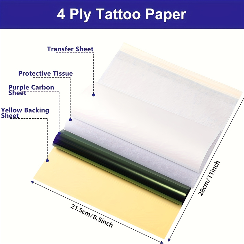 100/50/40/30/20/10/5pcs Tattoo - Transfer Paper Carbon ulasan dan harga