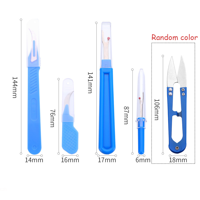 5Pcs Blue Sewing Ripper Kit wi - Embroidery Thread ulasan dan harga