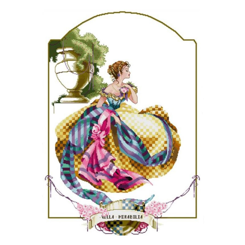 Cross-stitch kit DIY embroider - Embroidery Rose Stitch ulasan dan harga