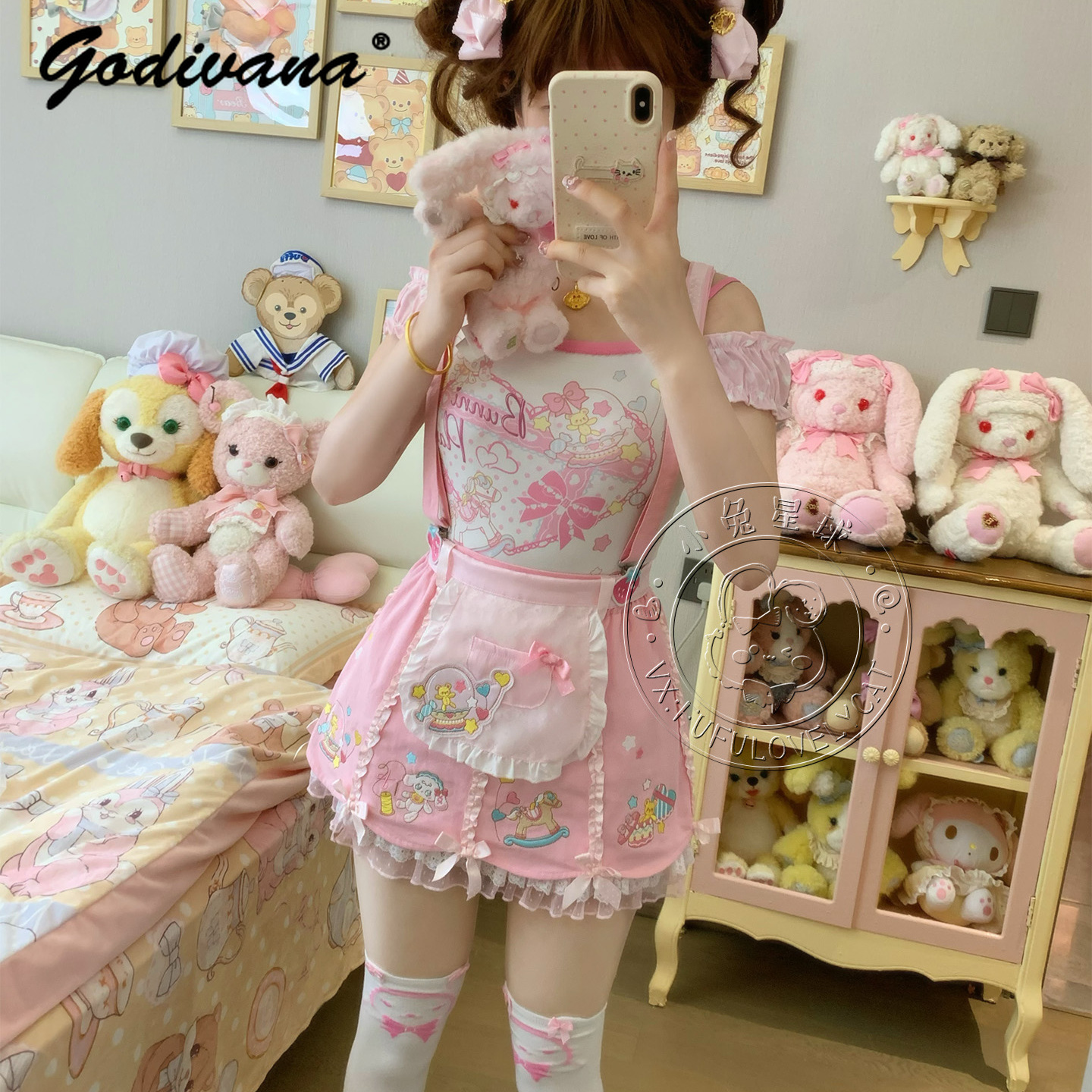 Lolita Daughters Clothes Cute  - Embroidery Uniform ulasan dan harga