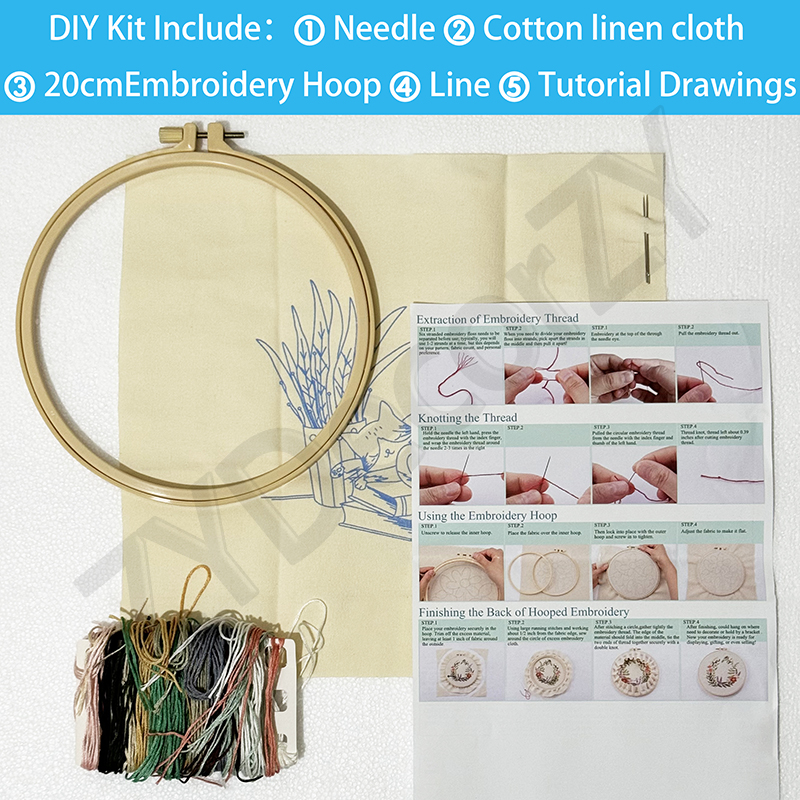 Skill Hand Sewing Cross Stitch - Embroidery Workshop ulasan dan harga