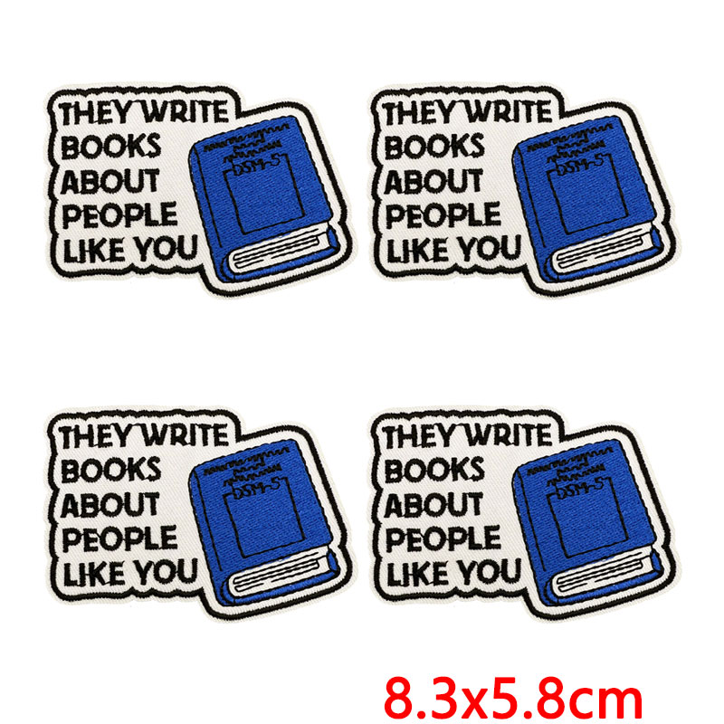10Pcs Funny Sarcastic Quote Em - Embroidery Quote ulasan dan harga