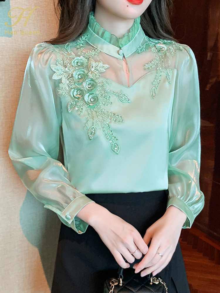 H Han Queen Elegant Summe Autu - Embroidery H&M ulasan dan harga