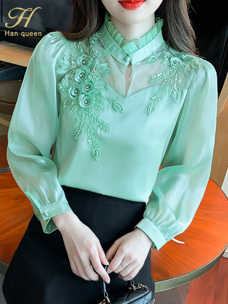 H Han Queen Elegant Summe Autu - Embroidery H&M ulasan dan harga