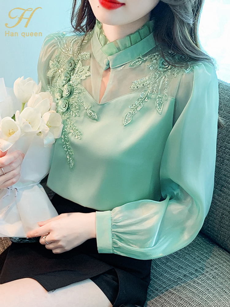 H Han Queen Elegant Summe Autu - Embroidery H&M ulasan dan harga