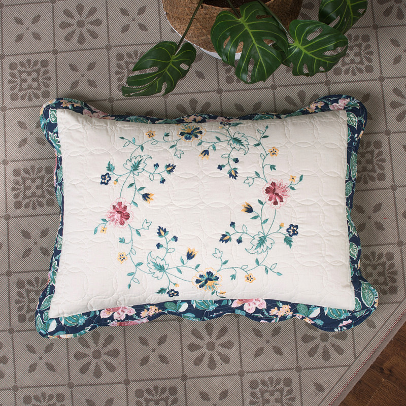 Floral Cotton Quilt Set, Quilt - Embroidery Quilt Cover ulasan dan harga