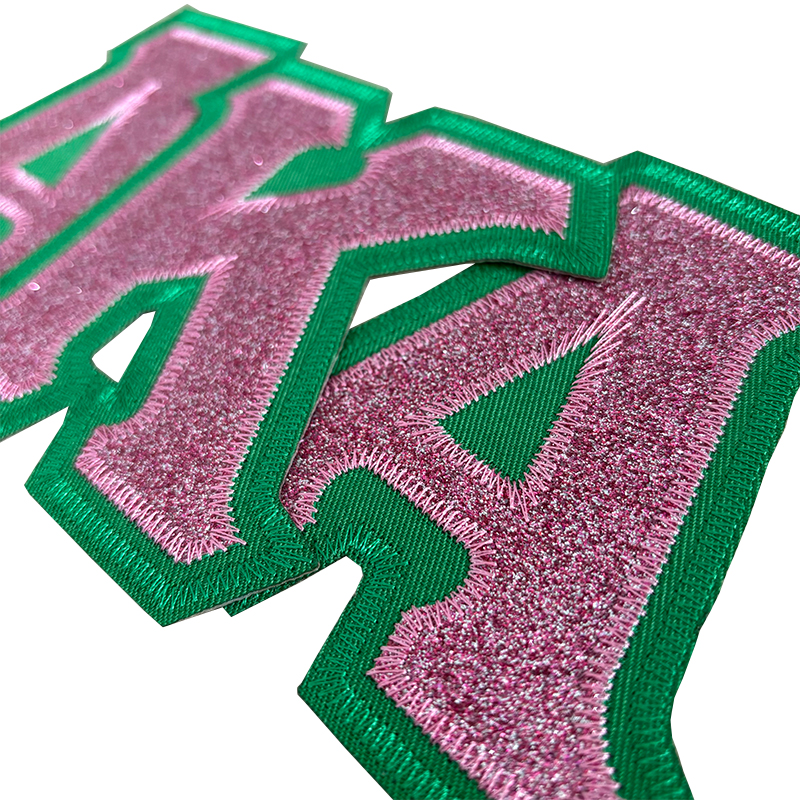 Sparkling Stitch Glitter Greek - Embroidery Alpha ulasan dan harga