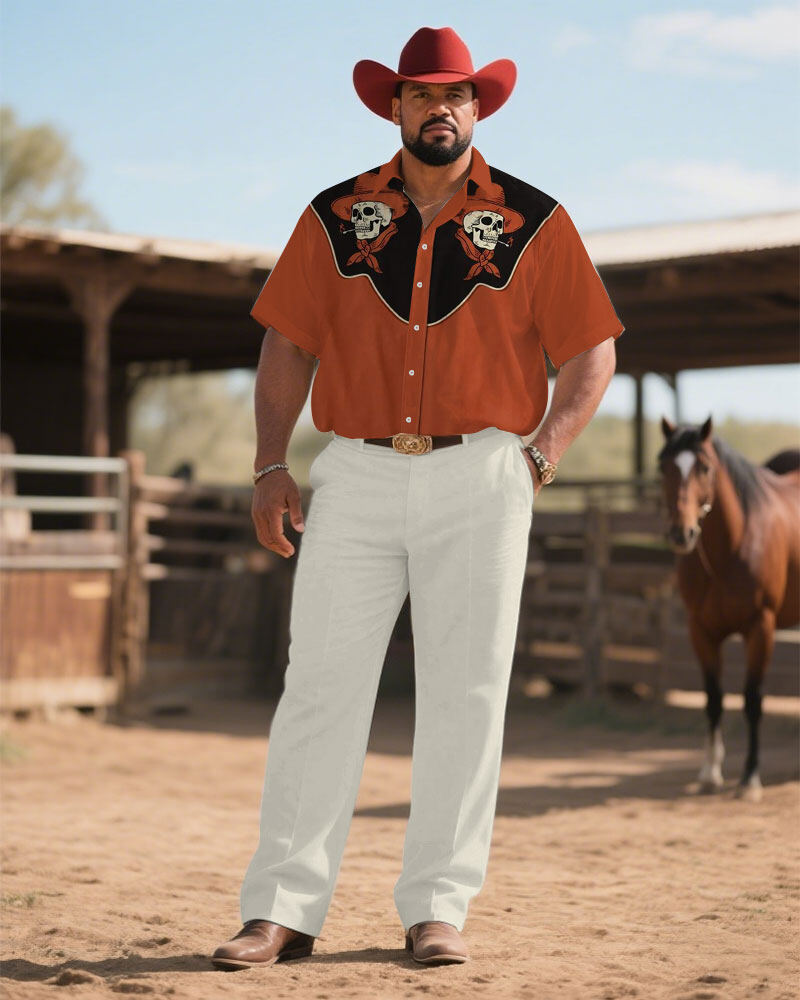S-9XL Men's Western Cowboy Emb - Embroidery Design Free ulasan dan harga