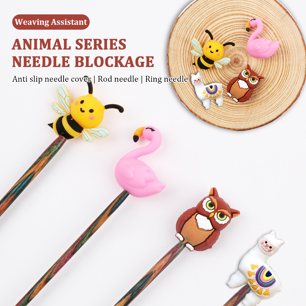 Knitting Needle Stoppers Needl - Embroidery Quilt Cover ulasan dan harga