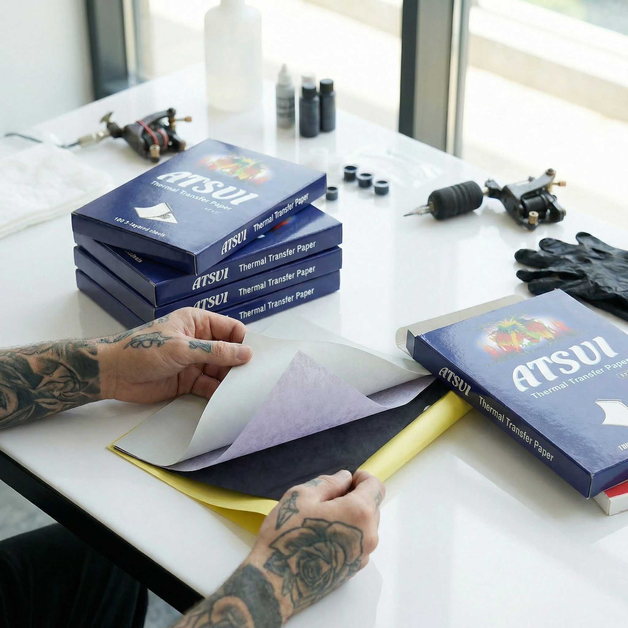 MAMBA 100/50/20/10PCS Tattoo T - Transfer Paper Carbon ulasan dan harga