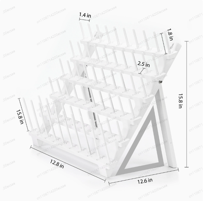 60E Hole Plastic Base Adjustab - Embroidery Thread ulasan dan harga