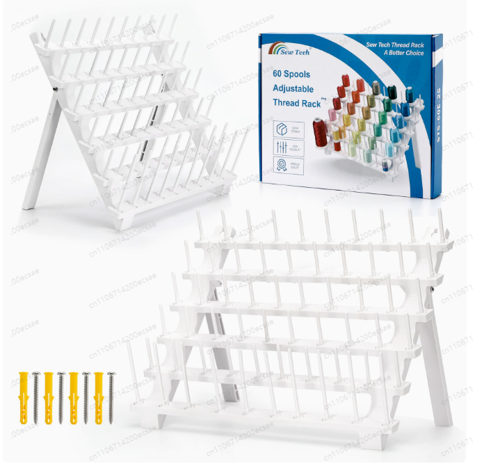 60E Hole Plastic Base Adjustab - Embroidery Thread ulasan dan harga