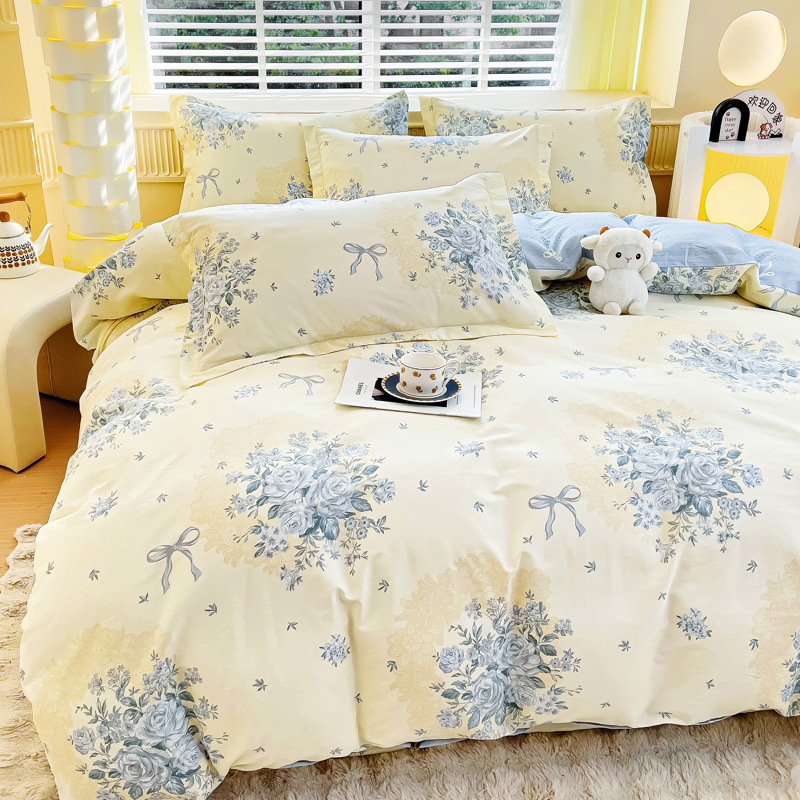 100% Cotton 3PC Duvet Cover Se - Embroidery Quilt Cover ulasan dan harga