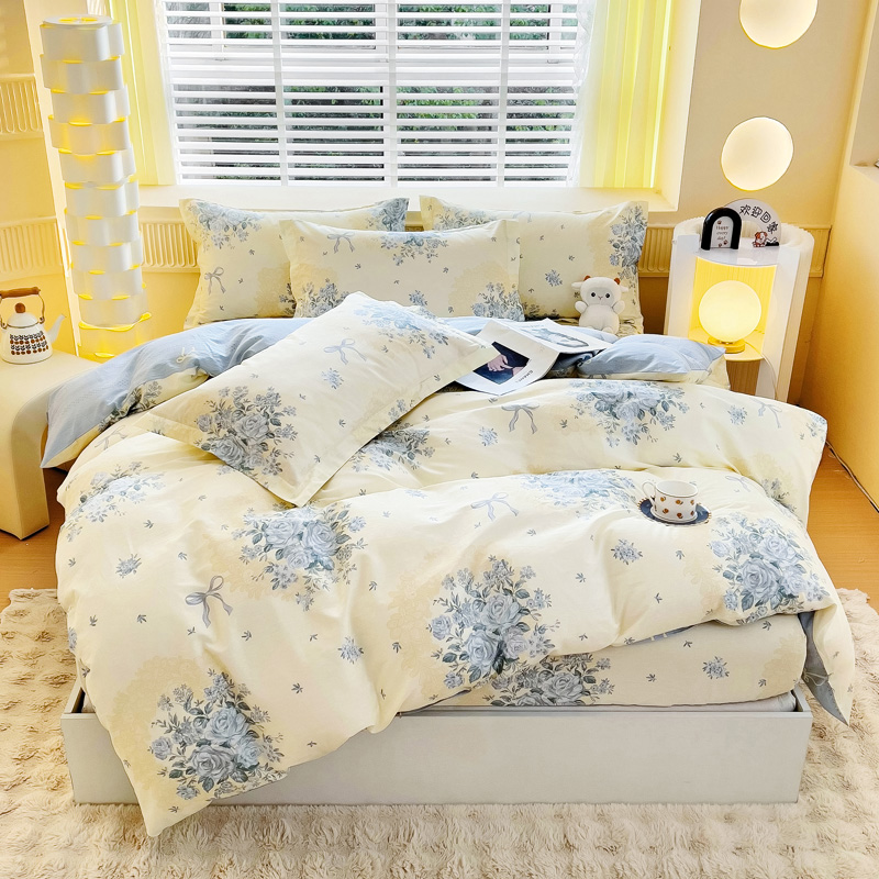 100% Cotton 3PC Duvet Cover Se - Embroidery Quilt Cover ulasan dan harga