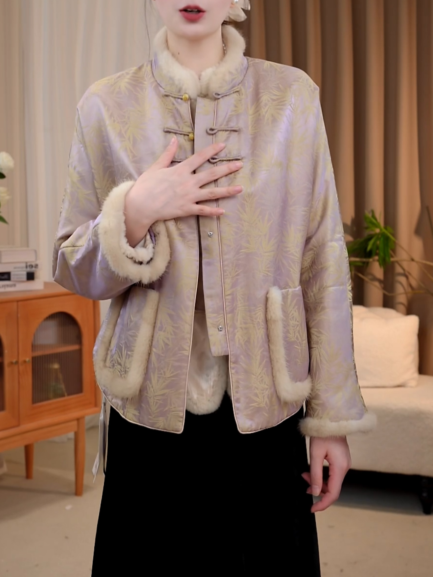 Autumn Winter Large Size Women - Embroidery Jacket ulasan dan harga