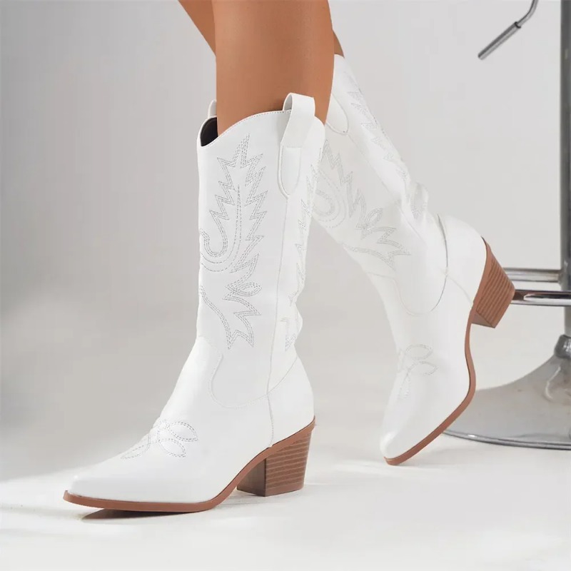 Retro Women's Boots Classic Po - Embroidery Design Free ulasan dan harga