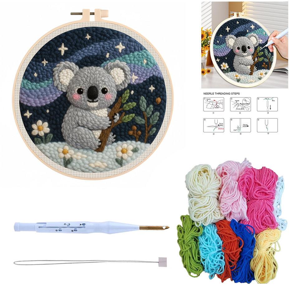 CHENISTORY Punch Needle Kit fo - Embroidery Converter ulasan dan harga