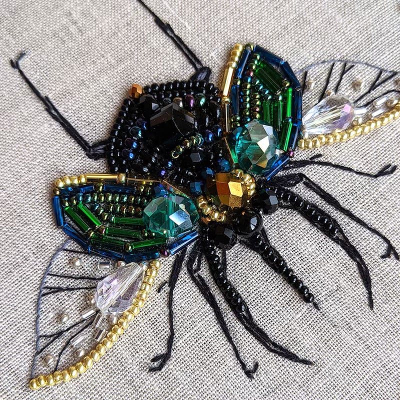 Insect Bead Embroidery DIY Cra - Embroidery Workshop ulasan dan harga