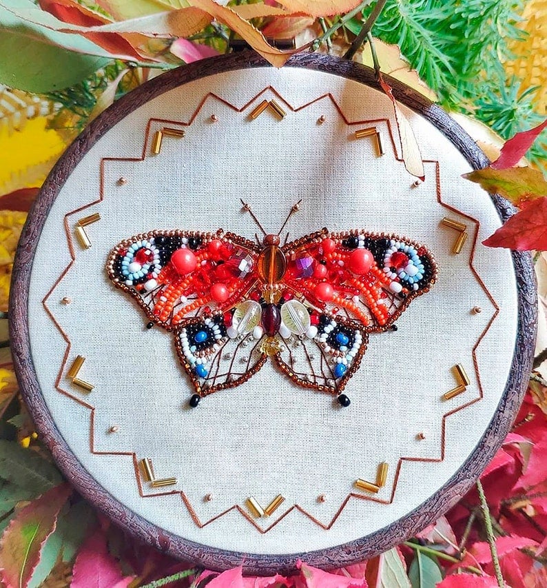 Insect Bead Embroidery DIY Cra - Embroidery Workshop ulasan dan harga