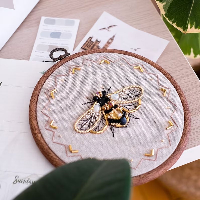 Insect Bead Embroidery DIY Cra - Embroidery Workshop ulasan dan harga