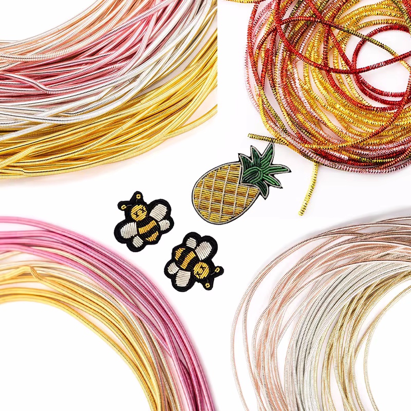 2.6M 1-1.5mm Bullion Wire Fren - Embroidery Machine ulasan dan harga