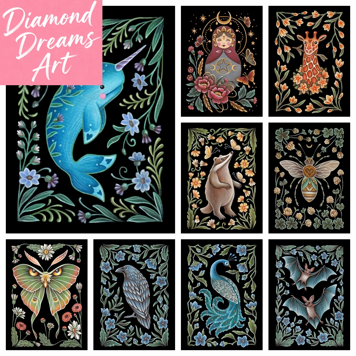 Frameless,5d DIY Diamond Art P - Embroidery H&M ulasan dan harga