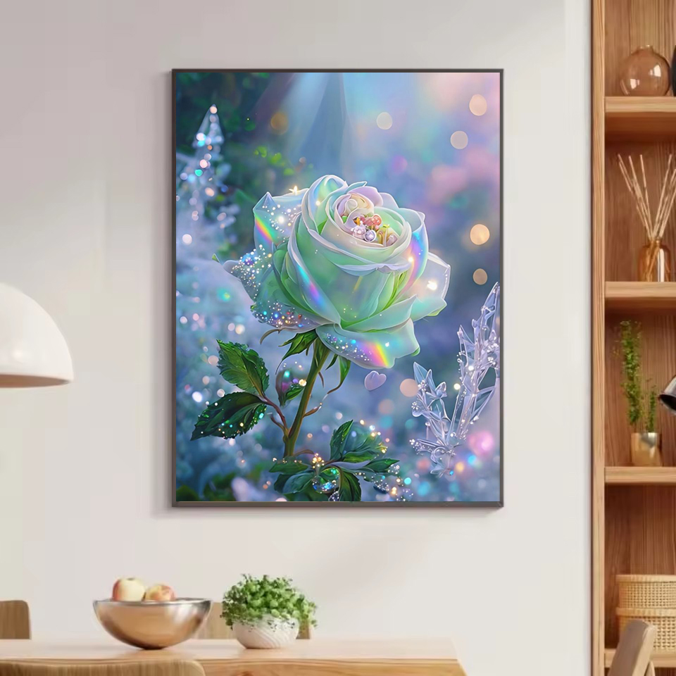 DIY Diamond Painting Art New 2 - Embroidery Rose Stitch ulasan dan harga