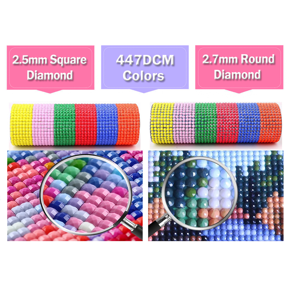 DIY Diamond Painting Art New 2 - Embroidery Rose Stitch ulasan dan harga